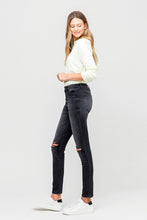 Load image into Gallery viewer, High-Rise Distressed Button-Fly Ankle Skinny Jeans