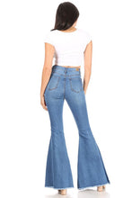 Load image into Gallery viewer, High-Waisted Distressed Denim Bell Bottom Jeans