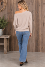 Load image into Gallery viewer, Blush Off-Shoulder Sweater

