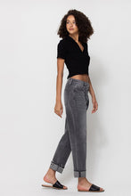 Load image into Gallery viewer, Criss Cross Waistband Boyfriend Jeans
