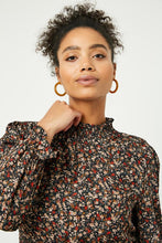 Load image into Gallery viewer, Floral Smock Neck Dress
