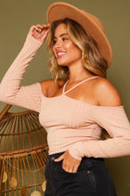 Load image into Gallery viewer, Off Shoulder Rib Knit Bodysuit
