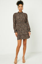 Load image into Gallery viewer, Floral Smock Neck Dress
