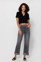 Load image into Gallery viewer, Criss Cross Waistband Boyfriend Jeans

